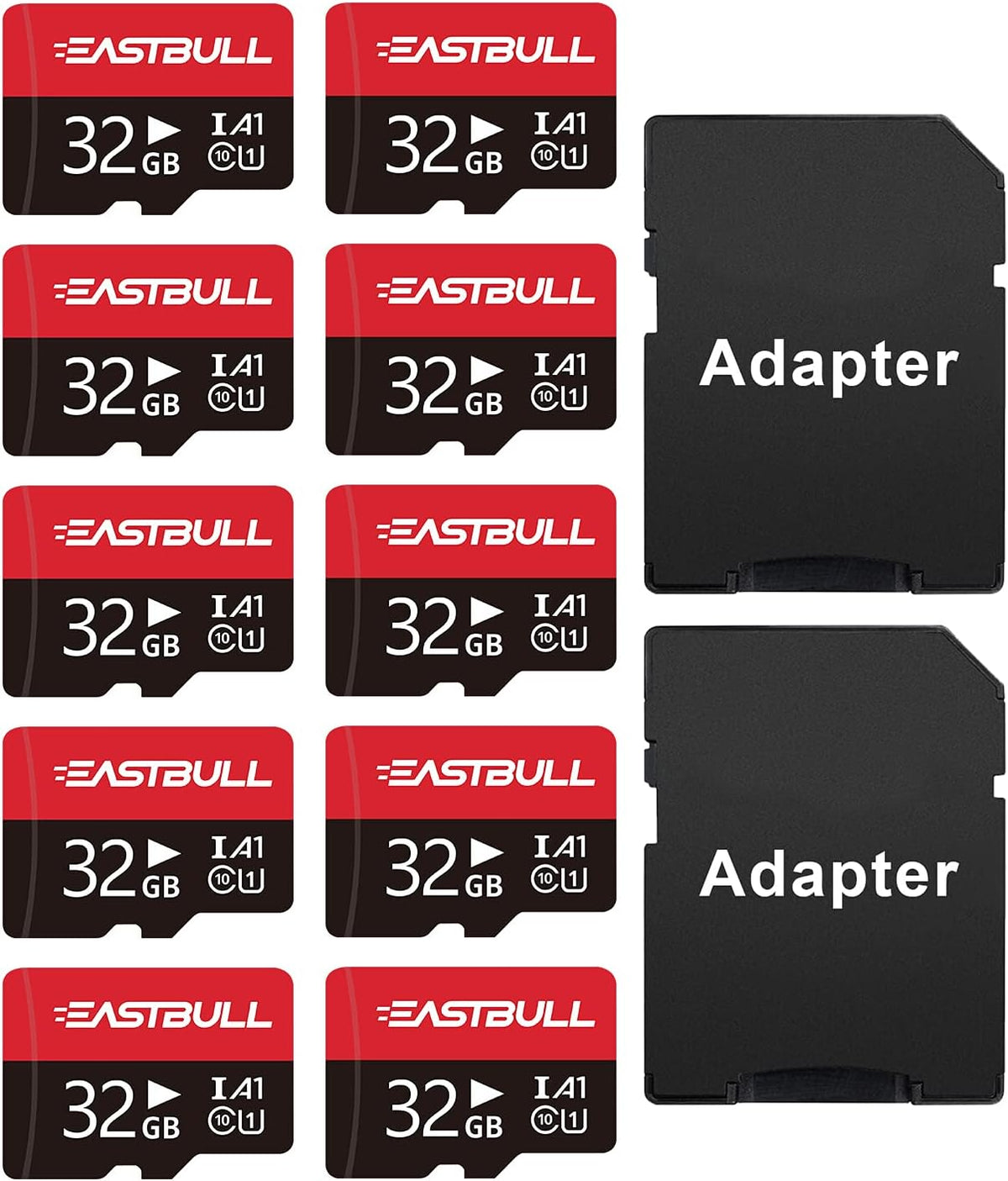 8GB 10-Pack Micro SD Cards UHS-I U1 Class 10 Z9623