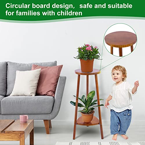 2 Tier Convertible Wooden Plant Stand L8128