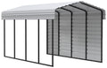 Galvanized Steel Carport Kit, 10' x 20' x 9' V8361