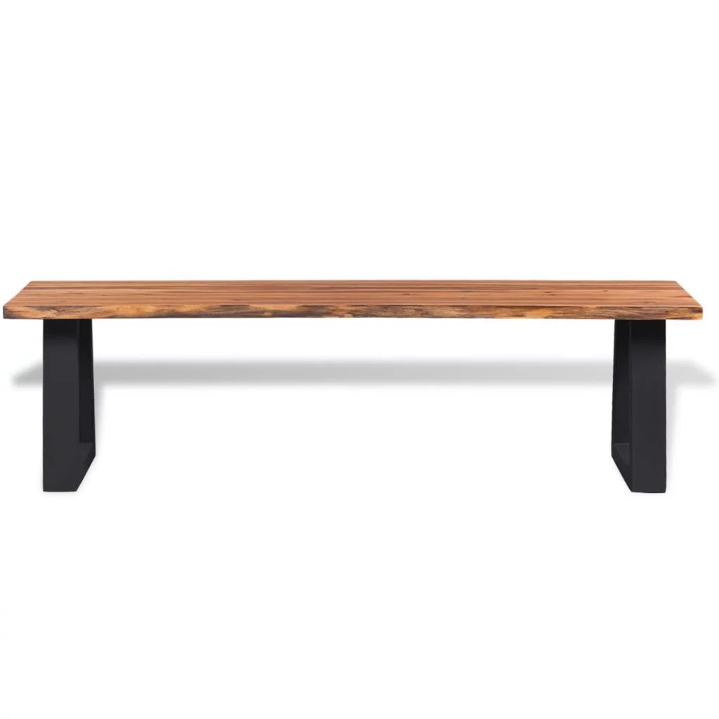 Solid Acacia Wood Bench G33196