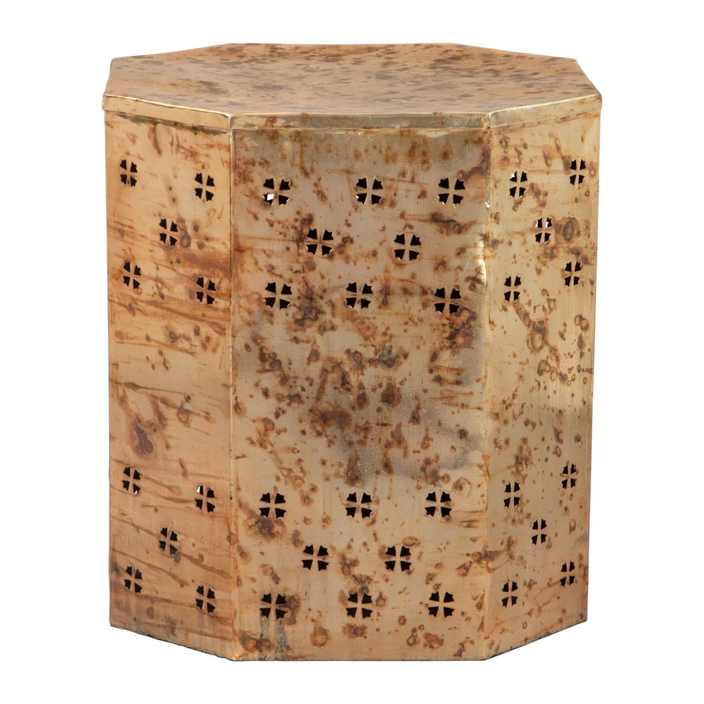 Side Table Antique Copper P21513