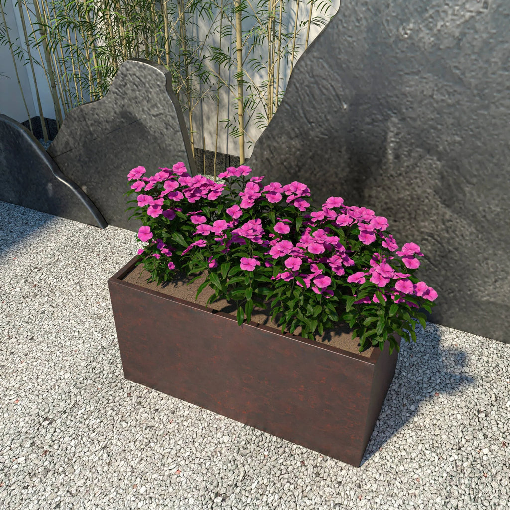Fiberstone and MGO Clay Rectangular Planter S58939