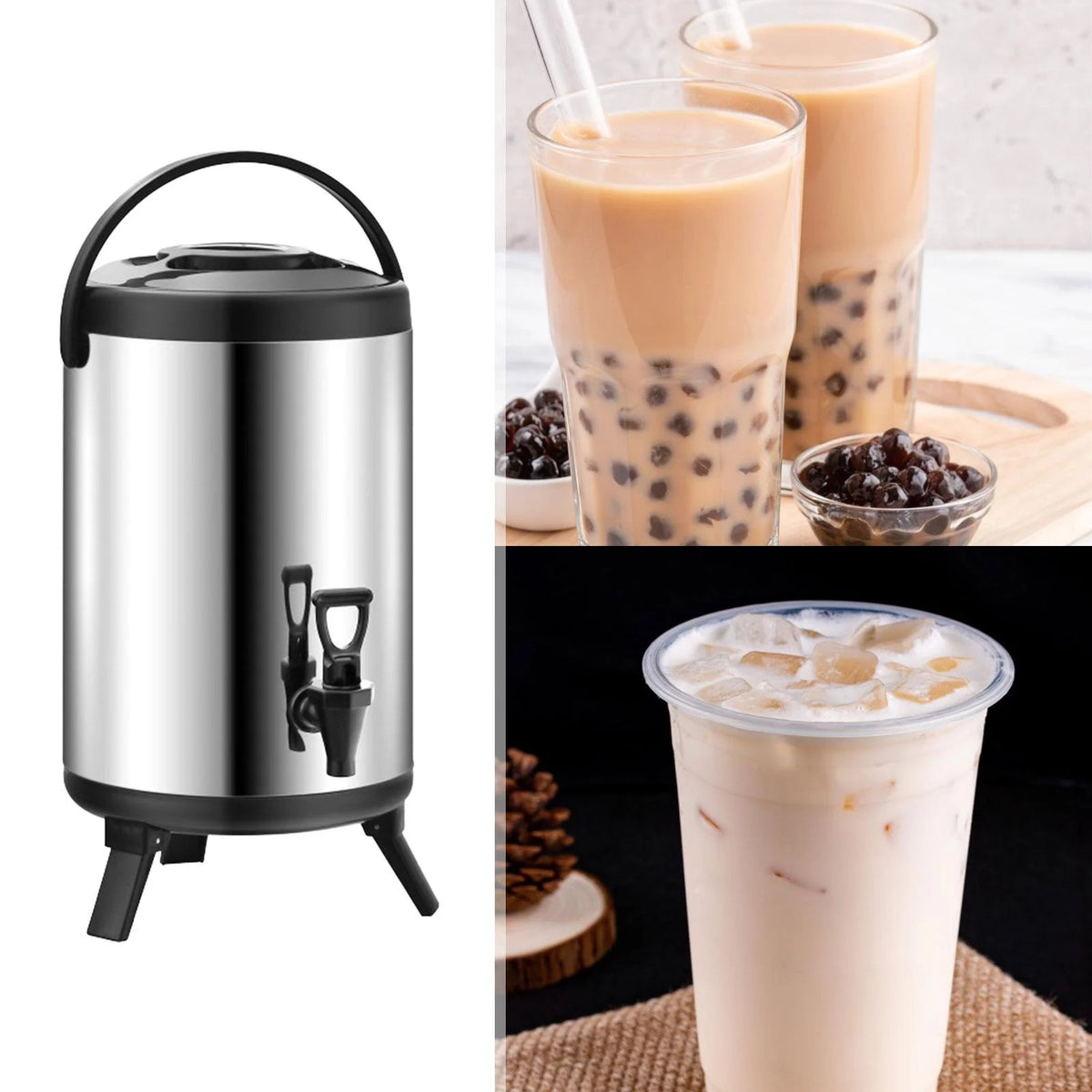 6L Stainless Steel Insulated Beverage Dispenser A732