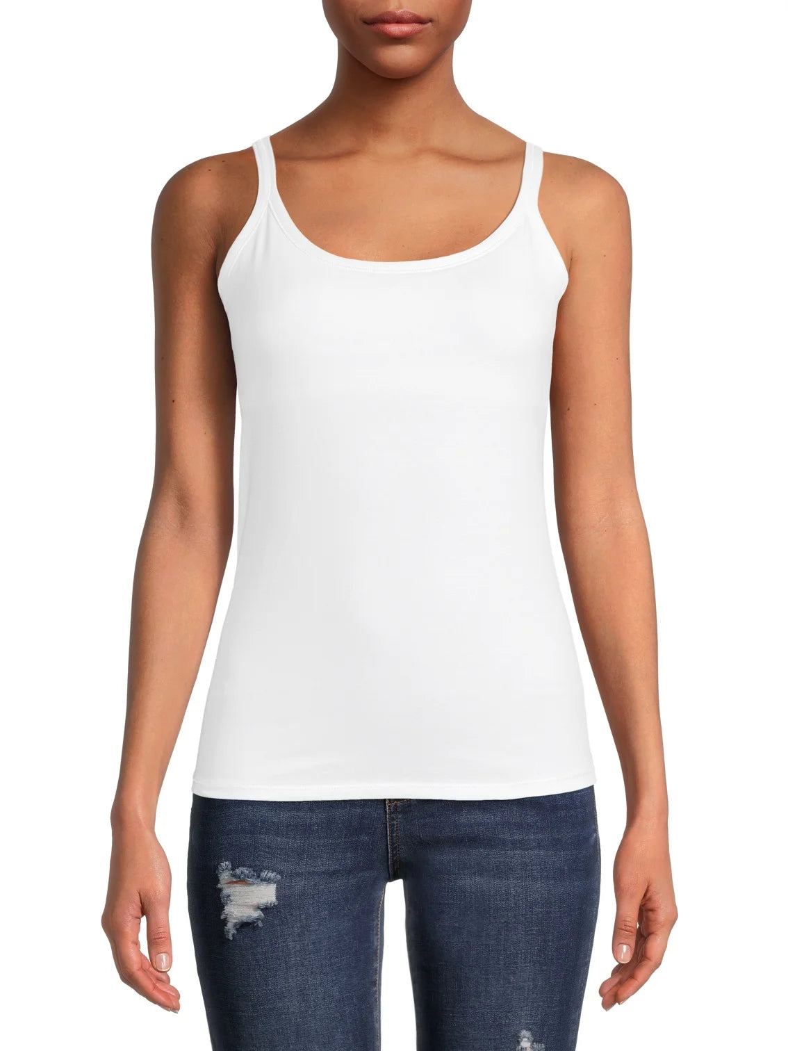 3-Pack Women's Shelf Bra Cami Tank Tops J910010