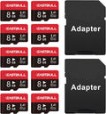 8GB 10-Pack Micro SD Cards UHS-I U1 Class 10 Z9623