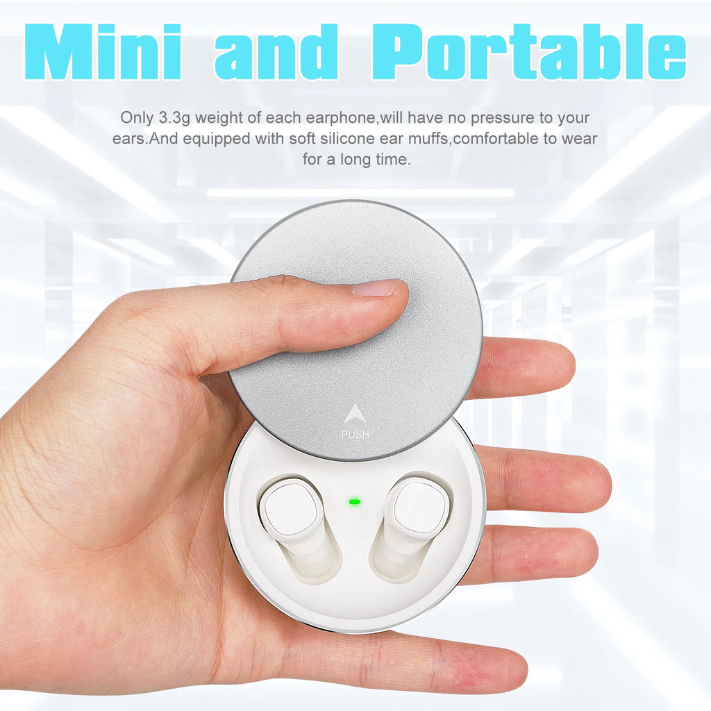 Sports Wireless Earbuds IPX5 Waterproof Touch Control True Wireless with Mic Y51788