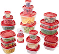 42 Piece Red Food Storage Containers J15191