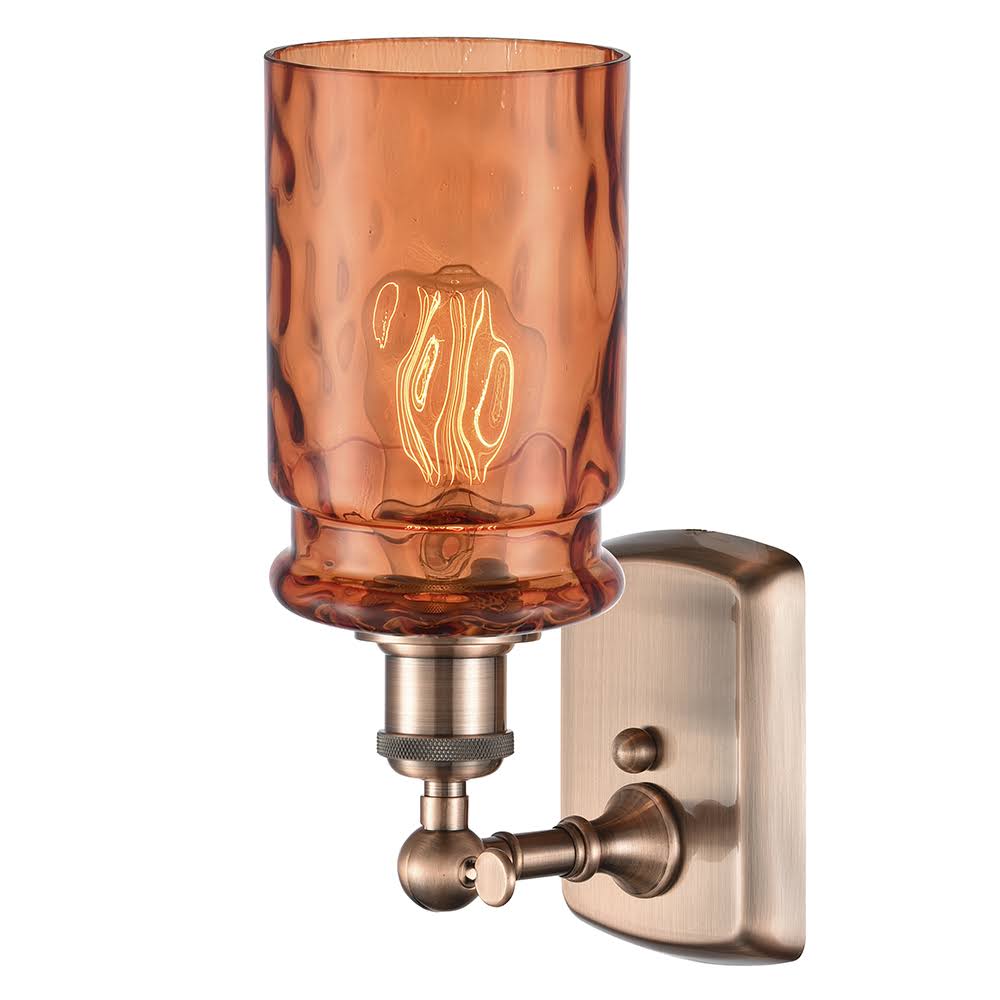 White and Polished Chrome 1 Light Sconce E742109