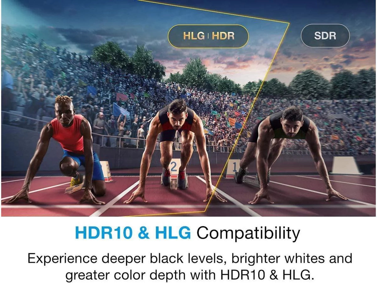 True 4K UHD Gaming Projector 4000 Lumens 240Hz Refresh Rate HDR10 HLG D4205