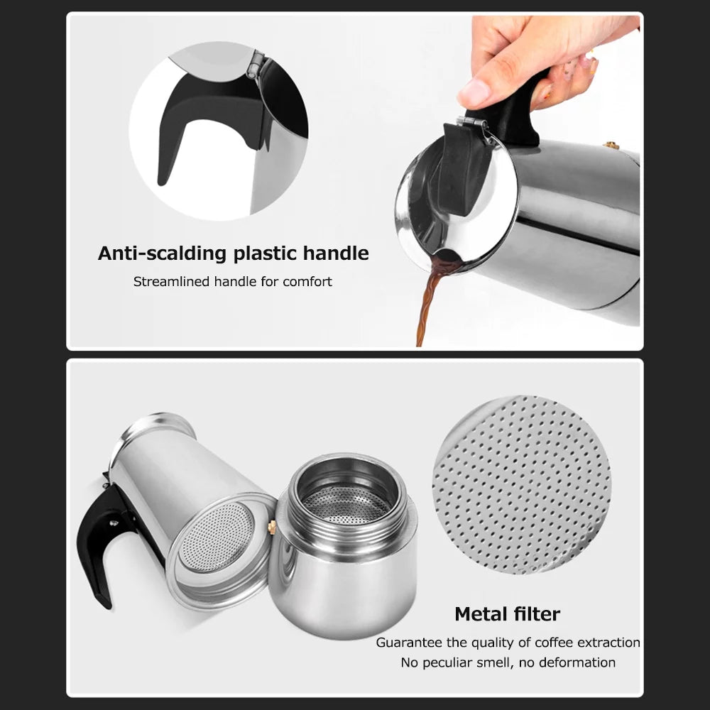 Stainless Steel Electric Coffee Maker K735