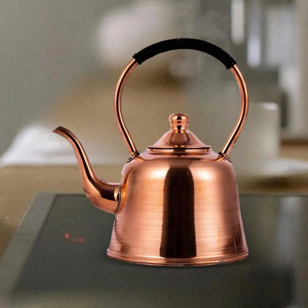 Copper Stovetop Coffee Pot Kettle Y599213