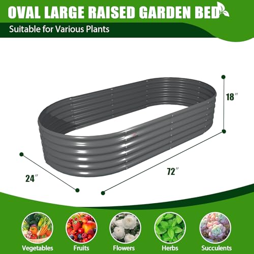Quartz Grey Galvanized Raised Garden Beds I66007