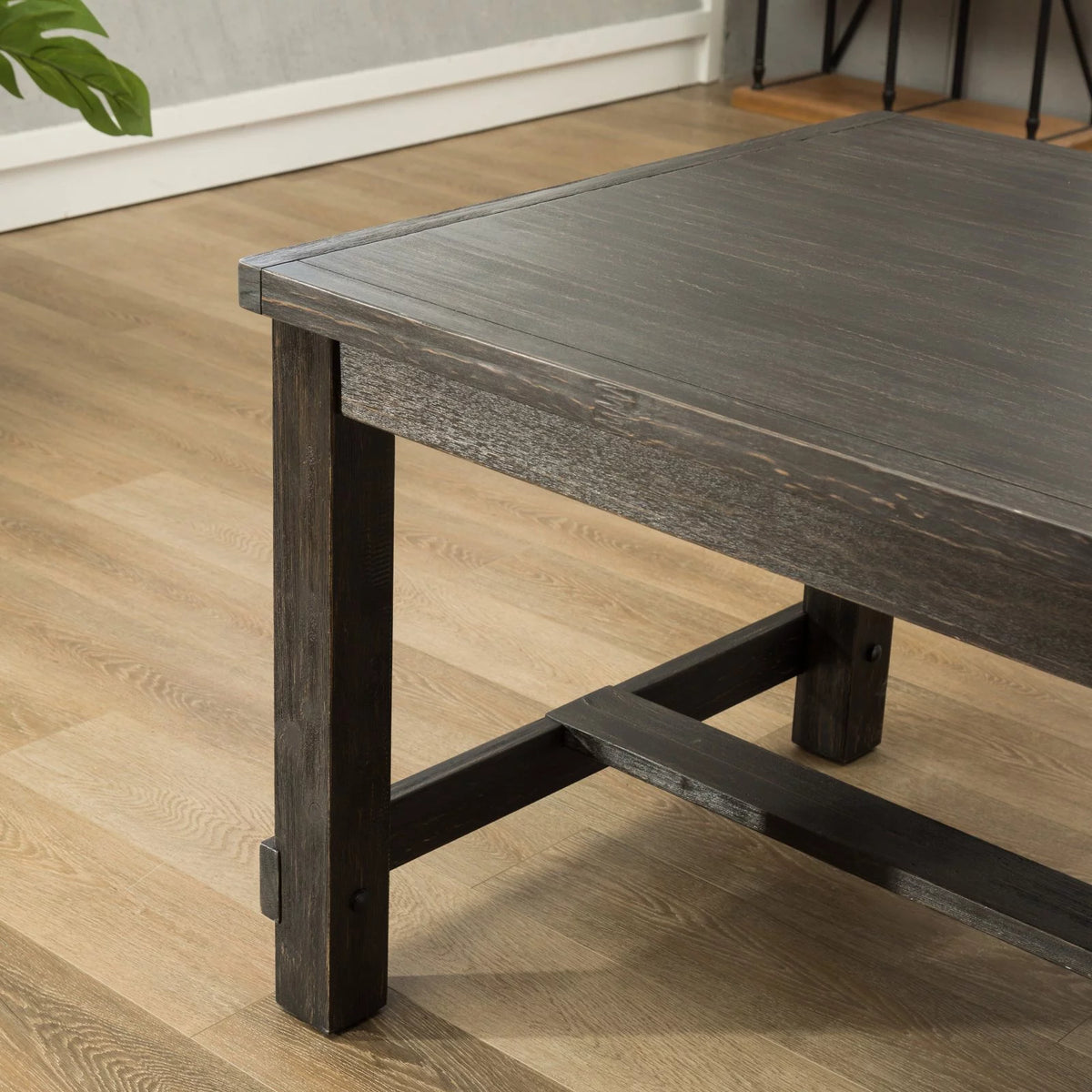 64 in. Rectangular Wooden Dining Table K2093