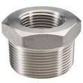 SS 304 Hex Head Bushing 1/2 x 1/4 x 22 NPT Male x Female, Pkg Qty 25 S96385