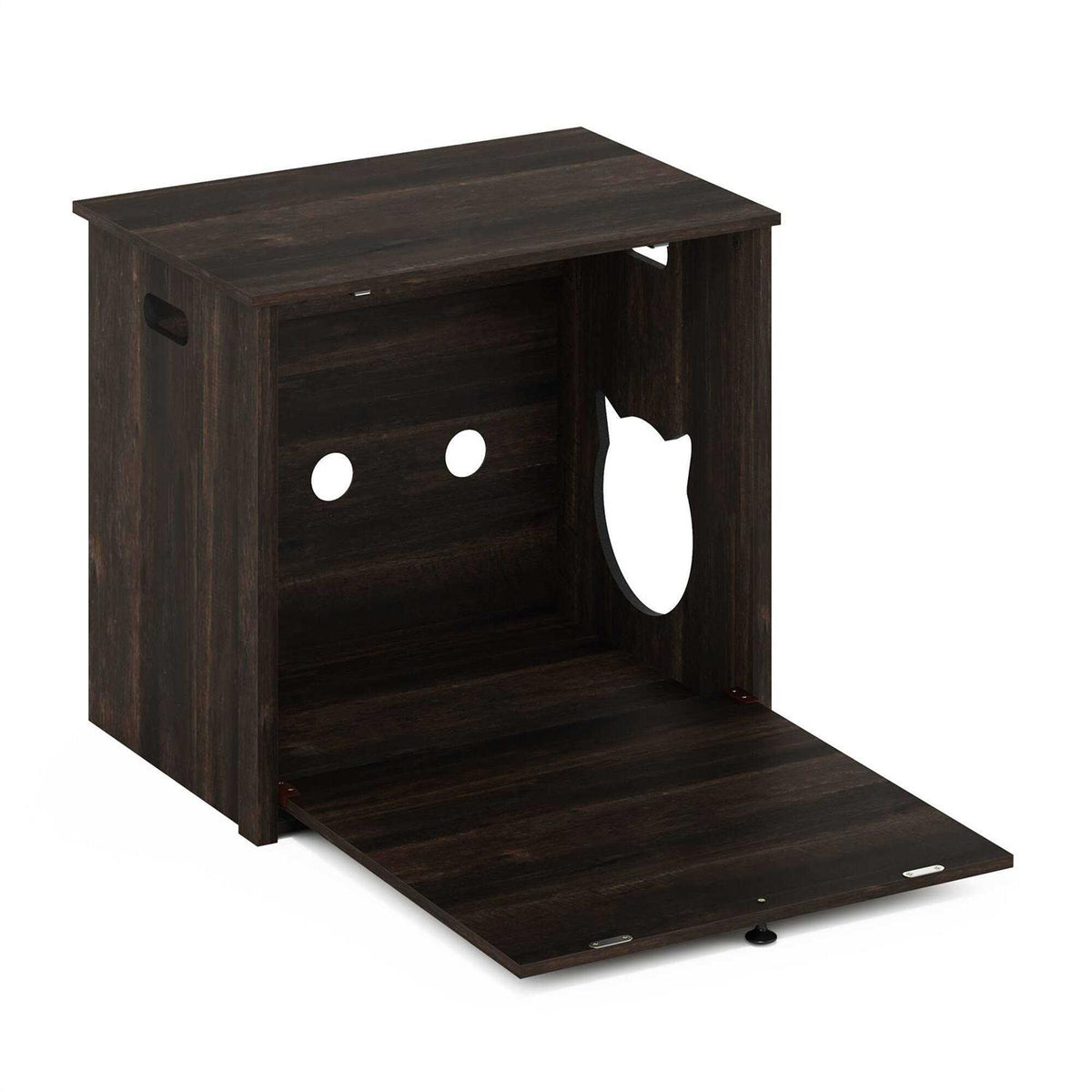 Small Cat Litter Box Enclosure with Single Door L48913