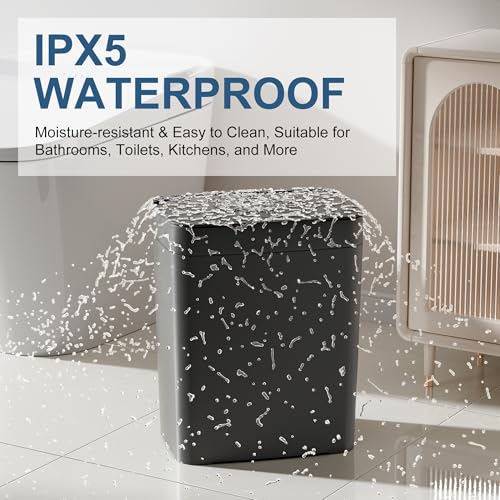 2.7 Gal Automatic Touchless Plastic Trash Can with Lid O96522