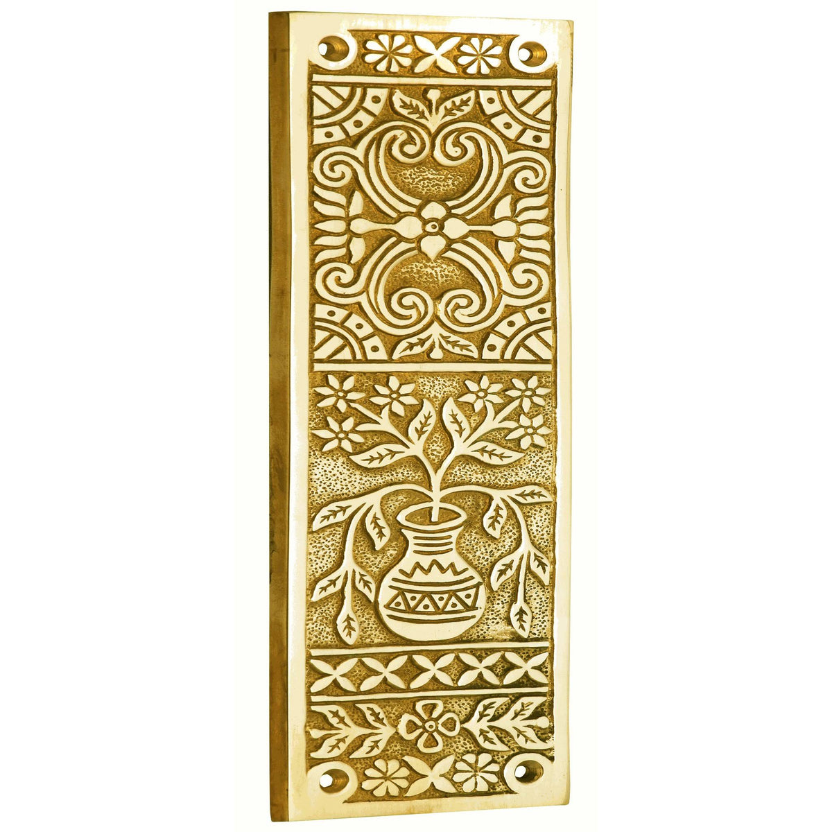 Polished Brass Solid Brass Push Plate I959129