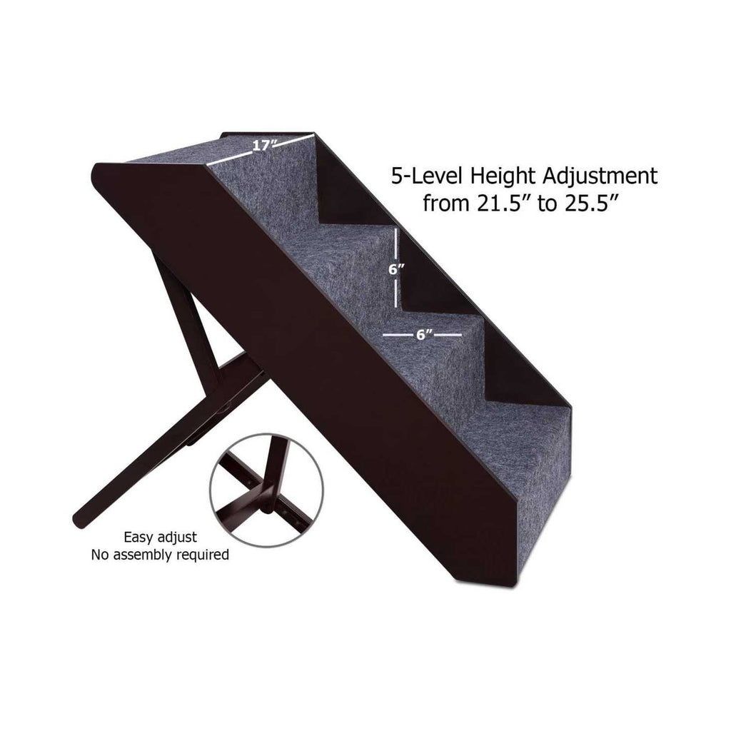 Wood Dog Stairs P837