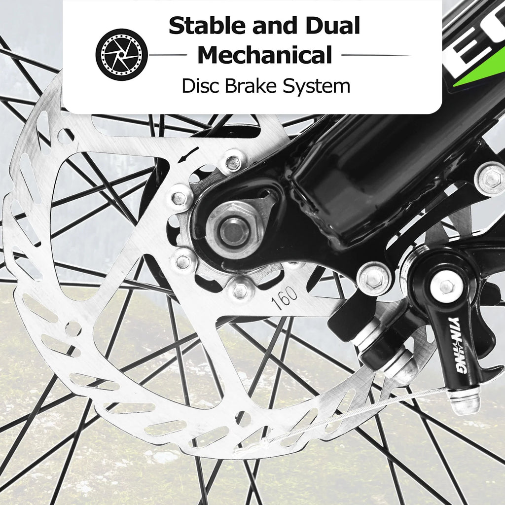 24 inch Fat Tire Bike with 7-Speed and Dual-Disc Brakes W7635