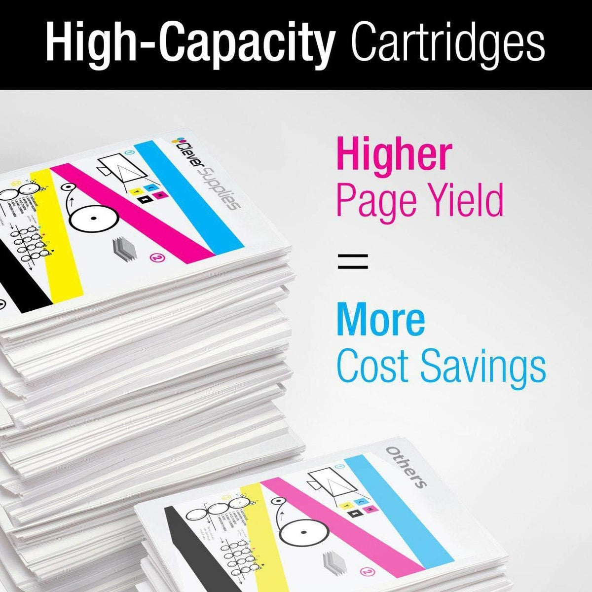 Compatible Toner Cartridge Replacement 4-Pack B225090