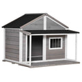 Wooden Raised Dog House T66730