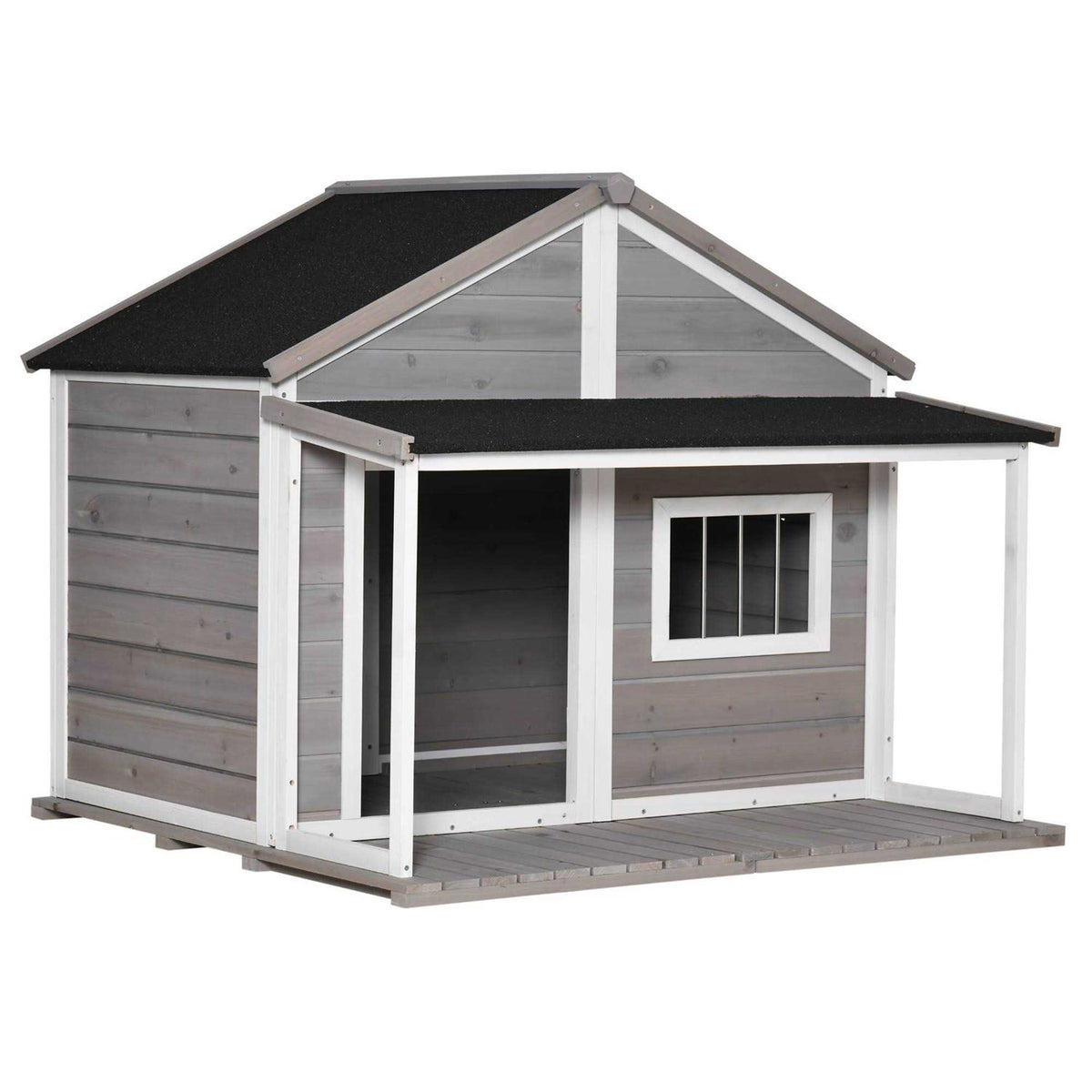 Wooden Raised Dog House T66730