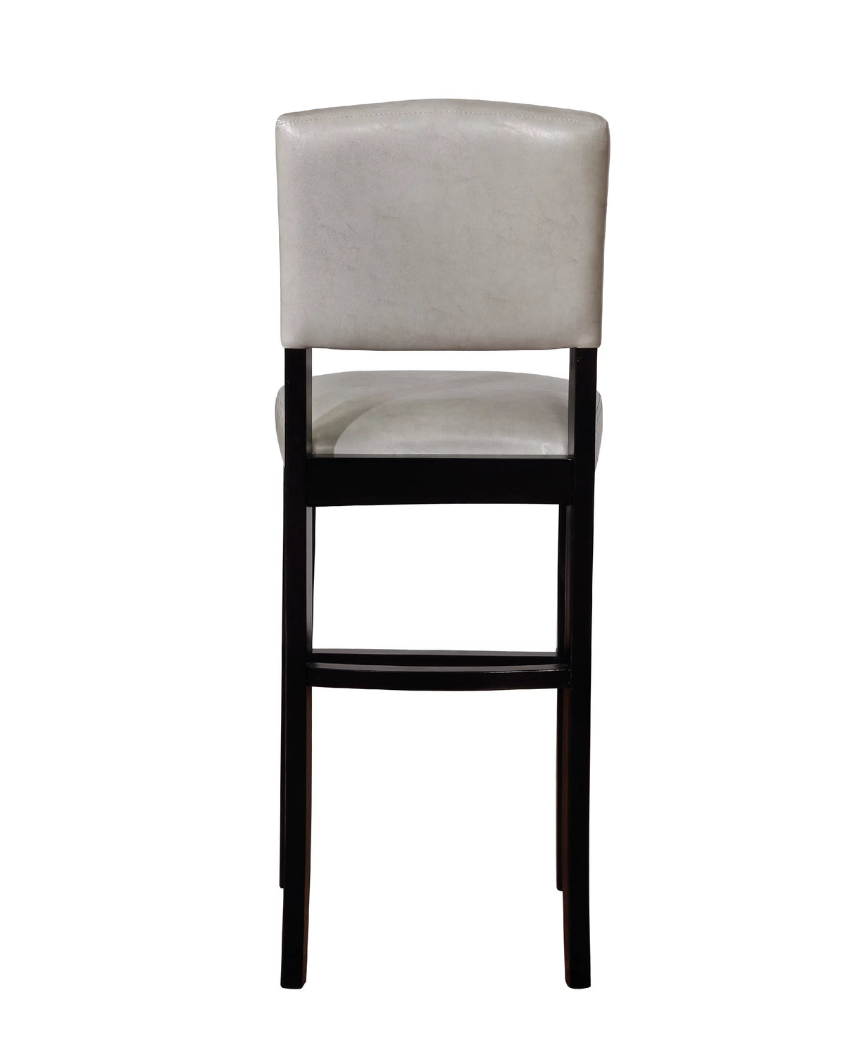 Black Dove Gray Faux Leather Wood Bar Stool D7849