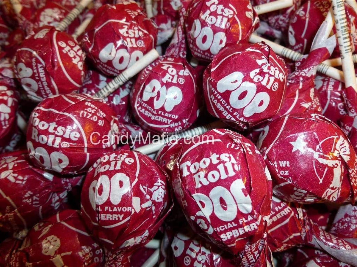 Red Raspberry Tootsie Pops 60 pops P389136