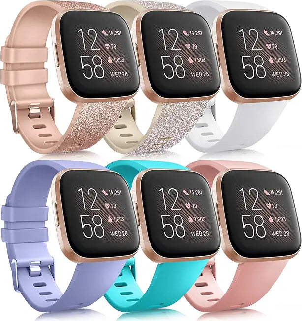 6 Pack Soft Silicone Sport Bands T676
