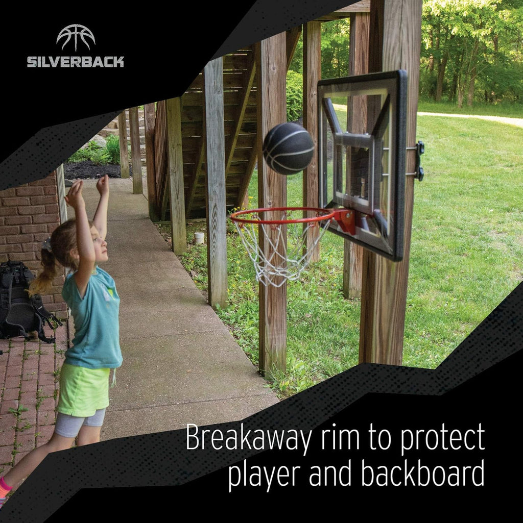 Youth Basketball Hoop with Mounting Technology, Black P4842