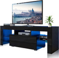 High Glossy TV Stand with LED Light for up to 70 Inches V352