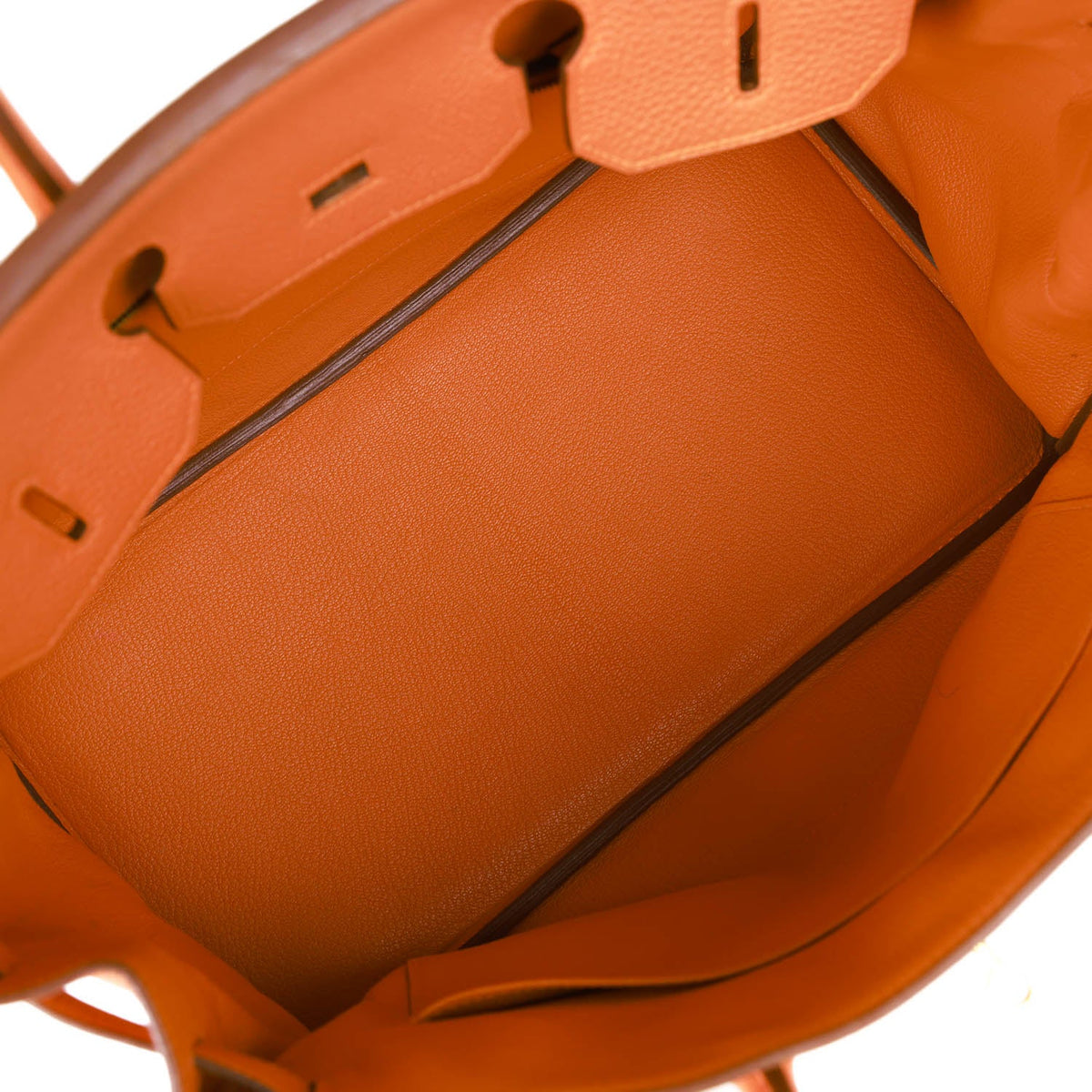Orange Togo Leather Handbag V757