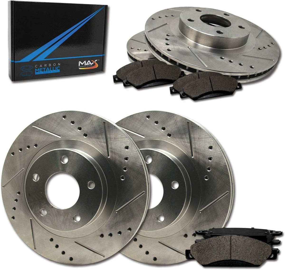 XDS Rotors with Carbon Metallic Pads F291095
