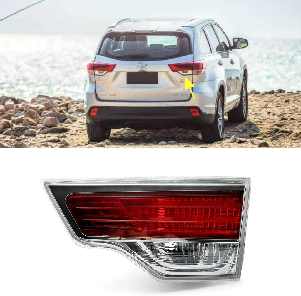Tail Light Rear Taillight Assembly Compatible With Highlander 2014 2015 2016 Inner Right Passenger Side Pack of 2 Q707