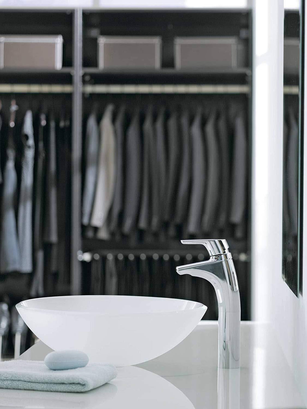 Single Handle Chrome Bathroom Faucet U74322