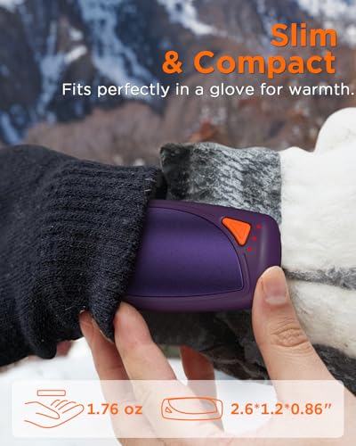 Rechargeable Hand Warmers with Charge Case, 2 Packs 14,000mAh V9097