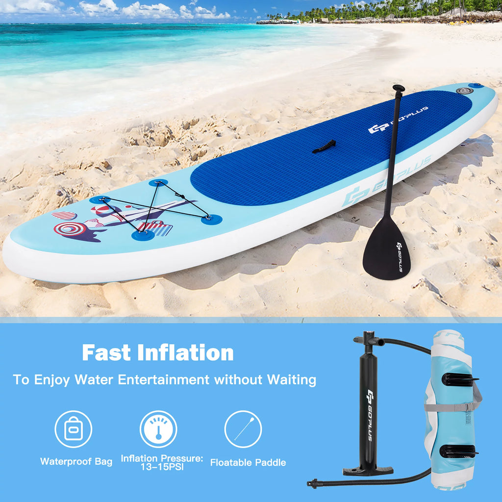 10' Inflatable Stand Up Paddle Board J51733
