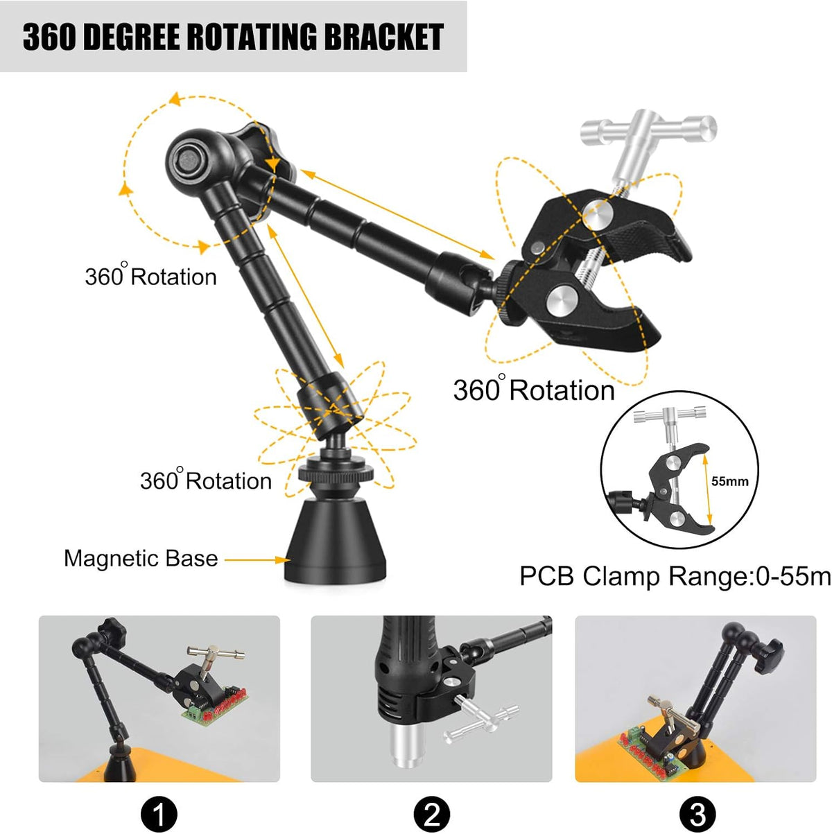 Soldering Station with Six Flexible Helping Hand Arms I4885