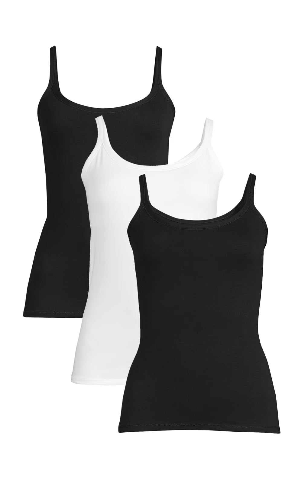 3-Pack Women's Shelf Bra Cami Tank Tops J910010
