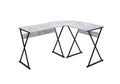 Antique White Black Writing Desk S39773