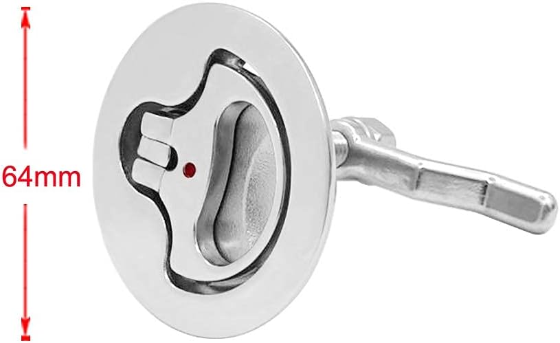 316 Stainless Steel Boat Cam Latch with Back Plate Pack of 2 T881981