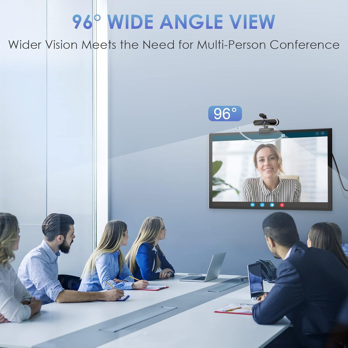 1080P Auto Focus Webcam with Microphone B837282