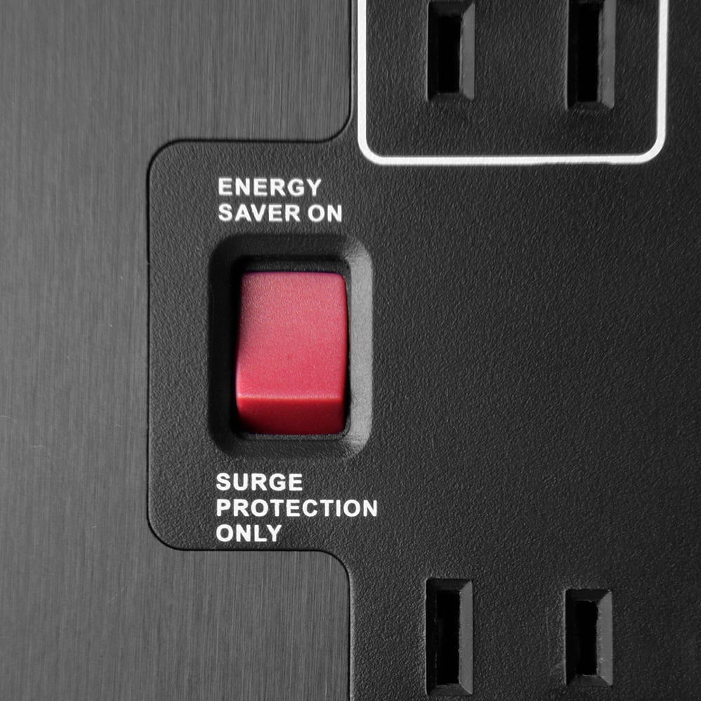 Smart Surge Protector 3600 Joules 8 Outlets 3-Prong Plug W952131