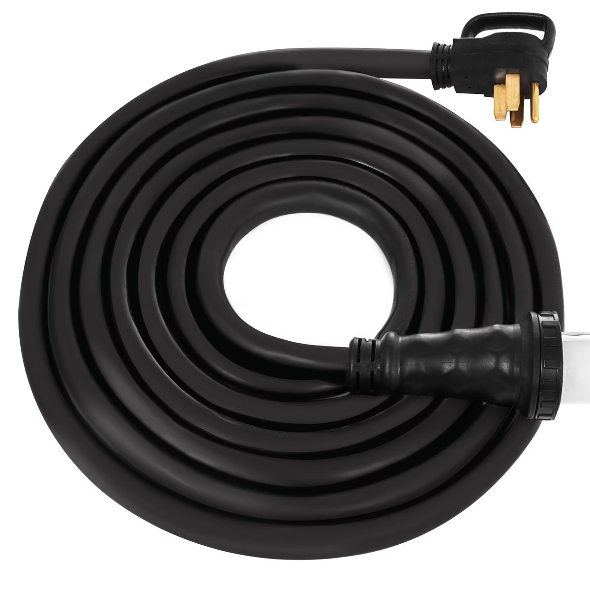 RV Shore Power Extension Cord 50A 36ft 125/250V STW 6AWG/3C+8AWG/1C NEMA SS2-50R Twist Lock Plug NEMA 14-50P E114