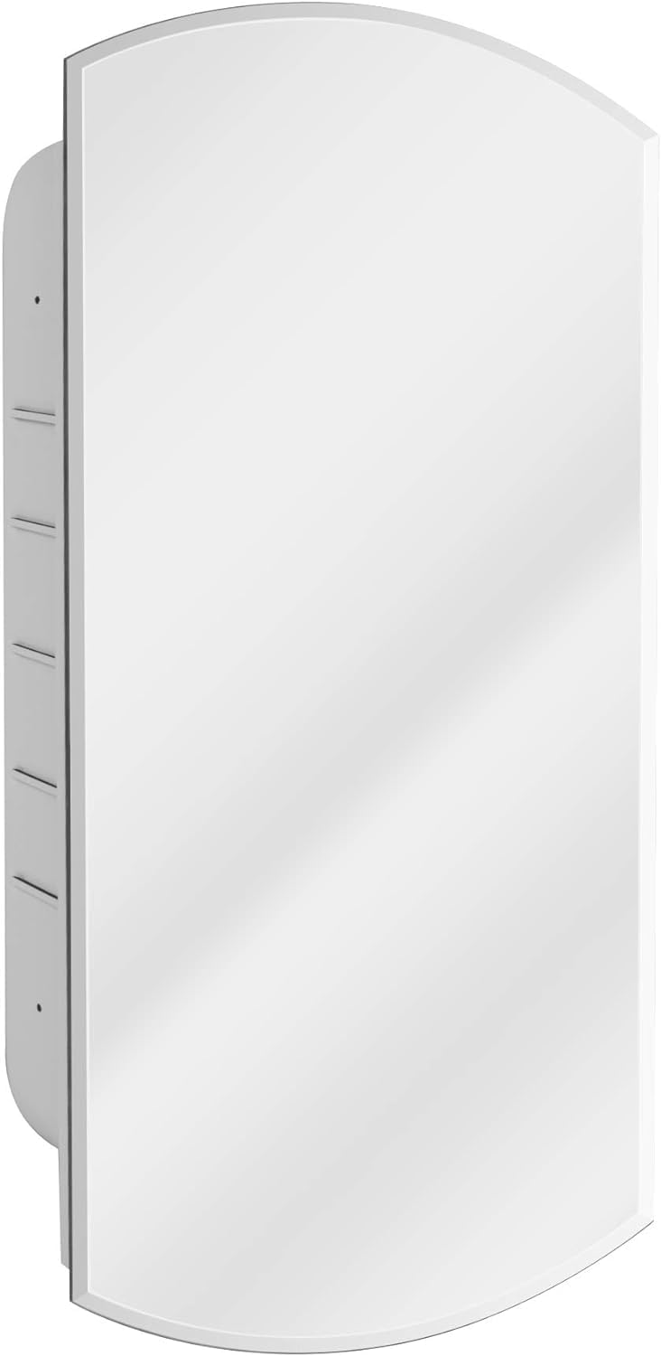 Recessed Medicine Cabinet Mirror with Beveled Edge H412245
