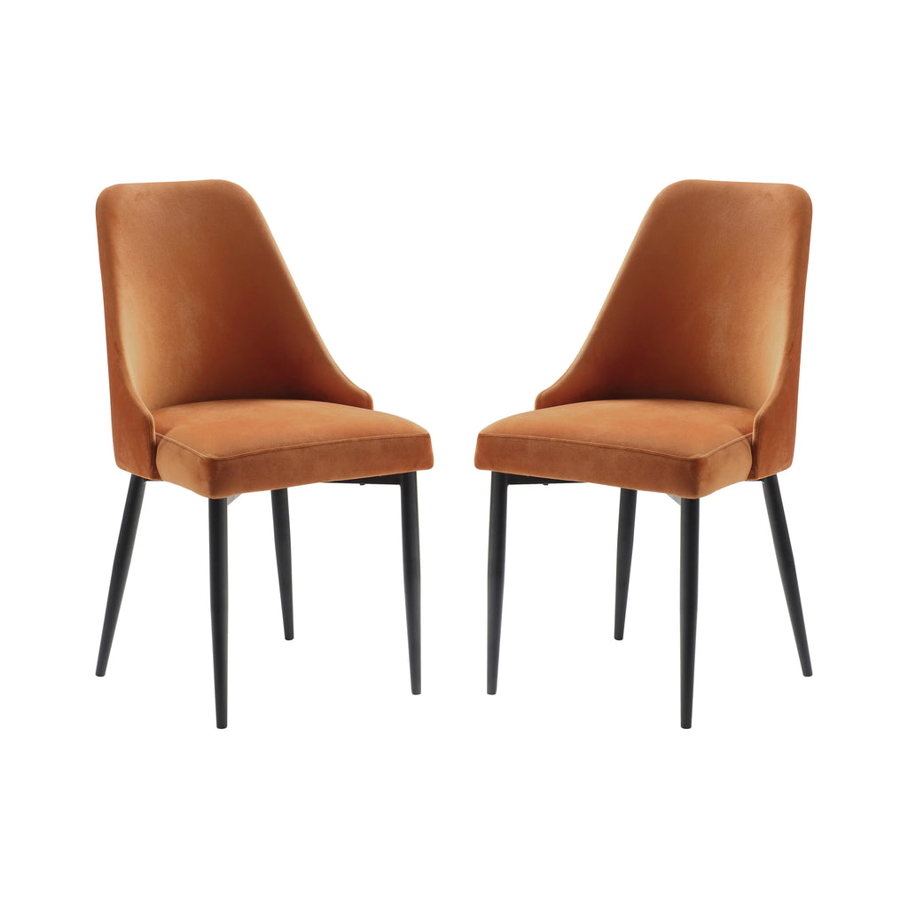Orange Dining Chair Set of 2 O72993
