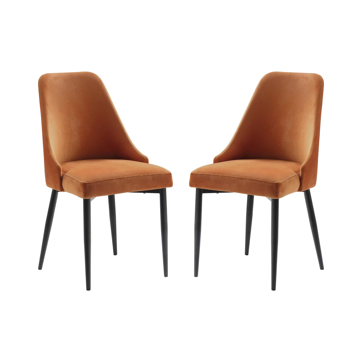 Orange Dining Chair Set of 2 O72993