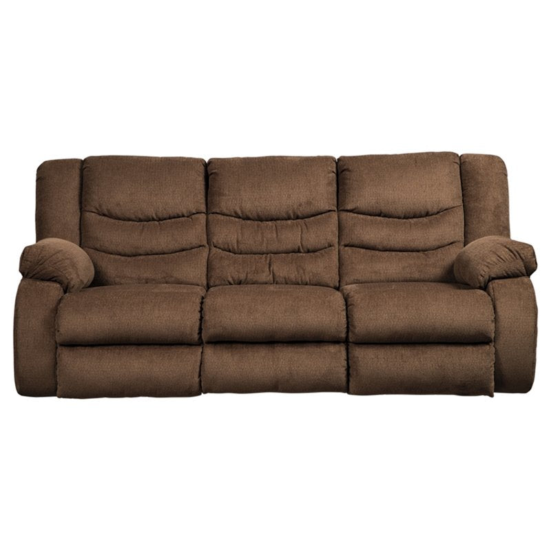 Chocolate Reclining Sofa B15834