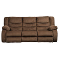 Chocolate Reclining Sofa B15834