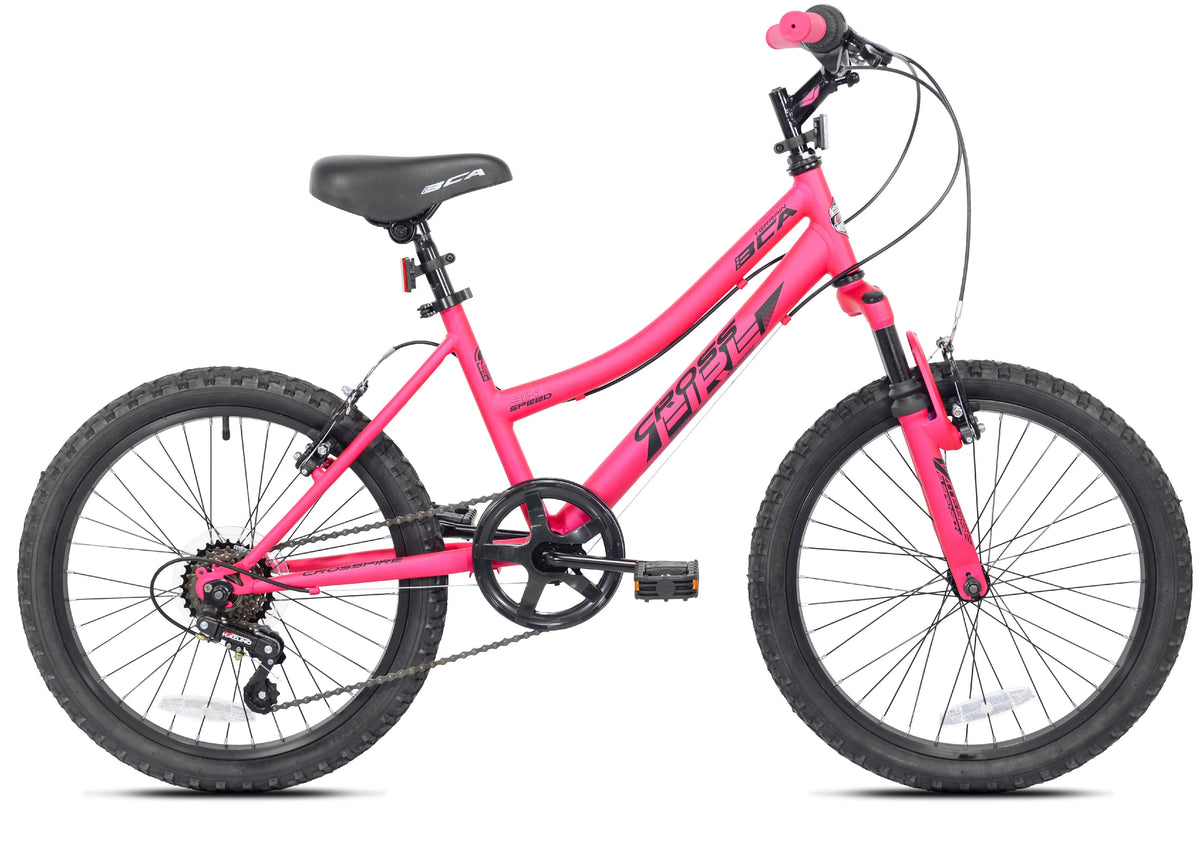 Pink Black 6-Speed Mountain Bike Q7222